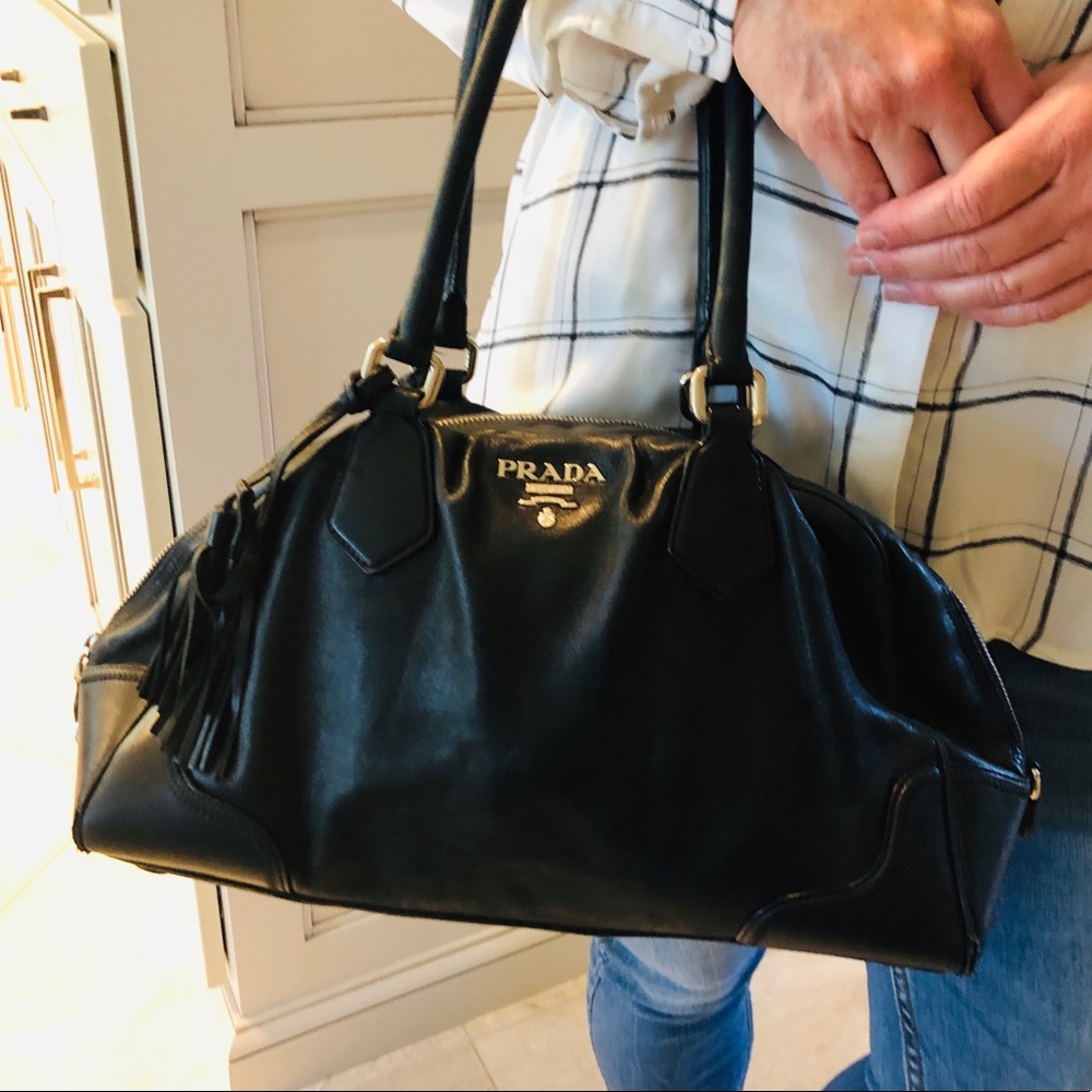 Super soft black Prada